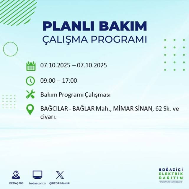 Bugün İstanbul karanlığa bürünecek! BEDAŞ açıkladı: 23 ilçede elektrikler kesilecek 16